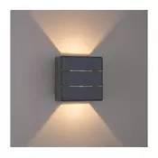 Brilagi -LED spoljna zidna svetiljka DOUBLERAY LINE LED/6W/230V antracit IP54