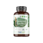 BIO Spirulina in klorela, 180 kapsul