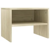 Nocni ormaric boja hrasta 40 x 30 x 30 cm konstruirano drvo