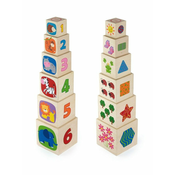 New Classic Toys Lesena piramida za otroke Viga