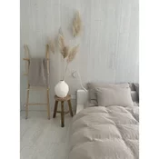 Bež posteljina za krevet za jednu osobu od muslina 135x200 cm Plain Muslin – Butter Kings