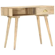 Vidaxl Konzolna mizica 90x45x75 cm trden mangov les