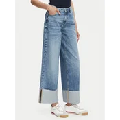 Guess Jeans Jeans hlače W6RA2B D5M5M Modra Wide Leg