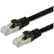 VALUE Value 21.99.0972 RJ45 omrežni kabel\, Patch kabel CAT 6 F/UTP 2.00 m črna 1 kos, (20420363)
