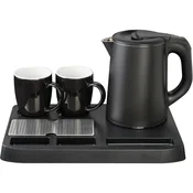 EVA set grelnik za vodo, pladenj, 2 lončka WK9102, inox, ker