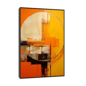 Canvas Slika na platnu Spokojstvo u haosu 2, Sa ramom, 80 x 120 cm, Crni