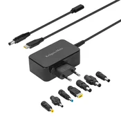 Univerzalni napajalnik Kruger&Matz 45W s funkcijo Power Delivery 7 nastavkov