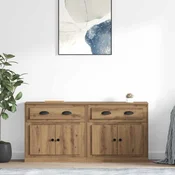 Komode s ladicama 2 pcs Umjetnicki hrast 70 x 35,5 x 67,5 cm