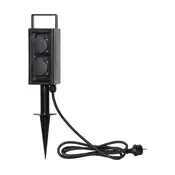 Eglo 410561 - Zunanji podaljšek s 4 vtičnicami 3680W/230V IP44