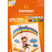 Canson Pads Kids Colour Creation Skicirka A4 120 g Različne barve