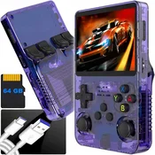Dexxer Prenosna akumulatorska 3500mAh HD igralna konzola X55 +15000 iger 64GB 3,5”