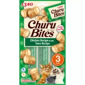 Inaba | Churu Bites Piščanec & Tuna 3x10g
