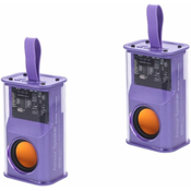 Generic Prenosni bluetooth zvočnik, mini prozoren brezžični zvočnik z RGB lučko, (21124691)