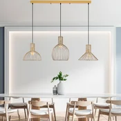 Opviq Luster Tabut-MR-768-1, 148x38x124cm, 220-240V, IP20 Zlatno-crne boje