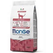 MONGE CAT hrana za macke Sterilised - Govedina 1.5kg
