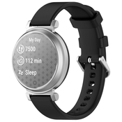 Silikonski pas za uro Garmin Lily 2/Lily 2 Active - črn