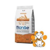 Monge All Breeds Duck with Potatoes & Rice 2.5kg, Hrana za Pse sa Pacetinom