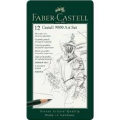 SVINČNIK GRAFITNI FABER-CASTELL 9000 12/1 ART SET