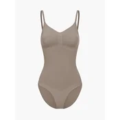 cfab Oblikovanje postave Bodysuit Sculpting Shapewear mit Slip temno siva