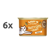 Lilys Kitchen Tasty Cuts v omaki Adult - piščanec in svinjina 6 x 85 g