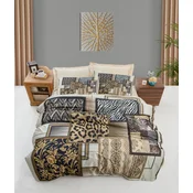 Aberto Design Set Double posteljine 474, 200x220cm, Smeda