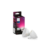 SET 2x LED RGBW Zatemnitvena žarnica Philips Hue WACA GU5,3/MR16/6,3W/12V