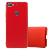 Cadorabo Cadorabo Case, združljiv s HTC v kovinski rdeči barvi - trdi zaščitni pokrov v kovinskem videzu pred praskami in udarci, (20567585)