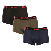 3PACK mens boxers Hugo Boss multicolor