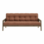 Oranžen raztegljiv kavč 204 cm Grab - Karup Design