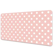 Decormat Namizna podloga White dots 120x60 cm