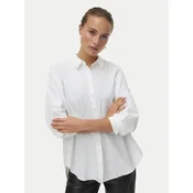 Vero Moda Srajca Fanni 10337791 Bela Oversize