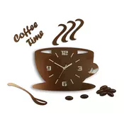 Zidni satovi COFFE TIME 3D COPPER HMCNH045-copper (moderni)