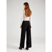 Vero Moda Hlače iz tkanine Berlin 10318454 Črna Wide Leg