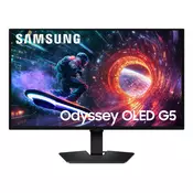 Samsung G50F računalniški monitor 68,6 cm (27) 2560 x 1440 slikovnih pik Quad HD OLED Črna