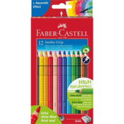 Faber bojice Fc Grip Jumbo, 12/1 + šiljilo