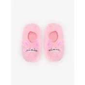Penti Nogavice PENTI Mädchen Hausschuhsocken mit Karos und Häschen puder
