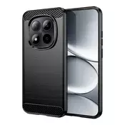TPU gel ovitek Brushed Carbon za Xiaomi Redmi Note 15 Pro 5G - črn
