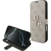 Guess OVITEK GUESS BOOK 4G Z ZAŠČITO ZA IPHONE 17 PRO Z ZAŠČITNIM LOGOM IN PROZORNIM ZAŠČITNIM PLASTOM, (5000337997)