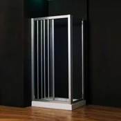 Aquaestil Saturno tuš stijena 90 - Aquaestil - 90 cm / 185 cm - Kaljeno staklo 4 mm - Srebrna*** moguce naruciti i u bijeloj ( cijena na upit) - Reljef*** moguce naruciti i prozirno (cijena na upit) - Univerzalna