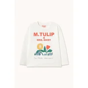 Tinycottons majica z dolgimi rokavi otroška bombažna TULIP & DAISY GRAPHIC SLEEVE TEE