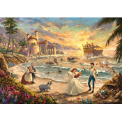 Schmidt - Puzzle Thomas Kinkade: Mala sirena proslava ljubavi - 1 000 dijelova