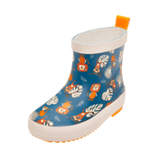 PLAYSHOES Gumijasti škornji rjava/petrol/oranžna/bela