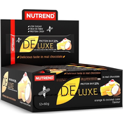 Deluxe Proteinske plocice, torta s narancom i kokosom, 12 komada, Nutrend