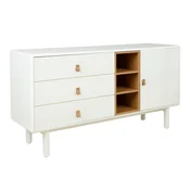 Homestar Omara IRIS 140x40x75 cm, bela