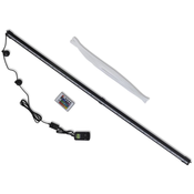 VIDAXL LED akvarijska svetilka + mehurčki, RGB 107 cm