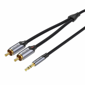 VENTION BCNBI Kabl 3.5mm na 2xChinch, 3m, Sivi