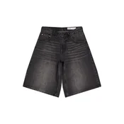 Bershka Kavbojke  črn denim