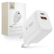 Tech-protect NCA30 omrežni polnilec 30W PD QC, bel