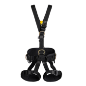 Delovni pas EXPERT 3D standard, črna/siva/rumena