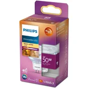Philips LED GU5.3 Spot 50W 12V zatemnitev WarmGlow 621lm